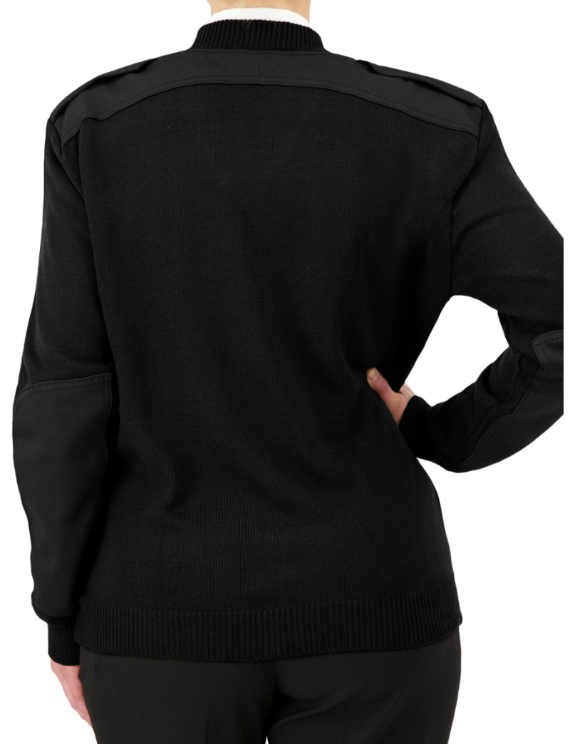 Commando V-Neck Unisex Black Sweater