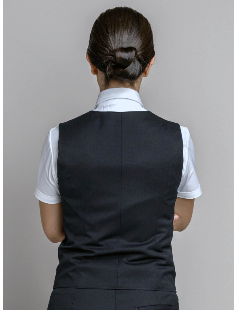 Victoria Single Breasted Tropical Blue Vest