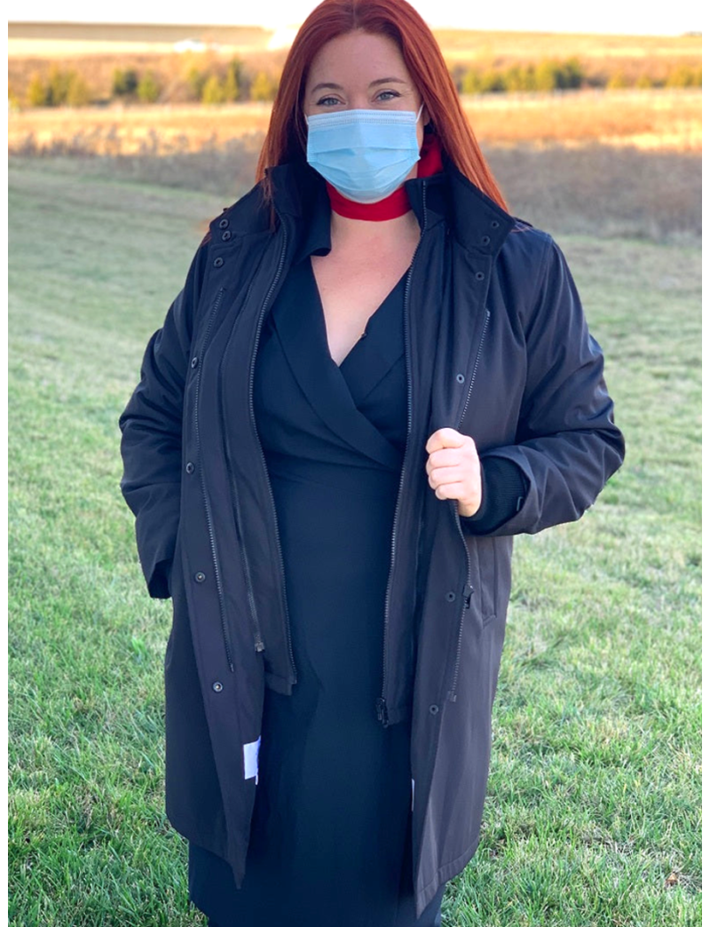 Zoey 3 in 1 Heavy Weight Black