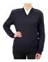 Unisex Commando V-Neck Navy Sweater