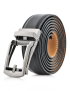 Slider Belt Black with Silver Buckle
