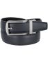 Slider Belt Black with Silver Buckle