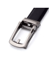 Slider Belt Black with Silver Buckle