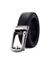 Slider Belt Black with Silver Buckle