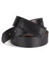 No-Scratch Leather Belt Black