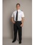 Austin Flat Front Regular Fit Tropical Gunsmoke Pants