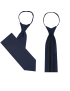 Zipper Sharkskin Blue Tie