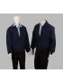 Bomber Jacket with Badge Navy