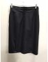 Alexandra Box Pleat Skirt Blue Sharkskin