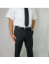 Cody Flat Front Slim Fit Tropical Gunsmoke Pants