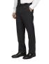 Regular Flat Front Tropical Jet Black Pants