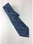 Four-in-Hand Light Blue/Navy BART Station Agents Tie