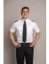 Enzo Flap Pocket Short Sleeve Bamboo Tapered Soft Collar Shirt