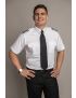 Enzo Flap Pocket Short Sleeve Bamboo Tapered Soft Collar Shirt
