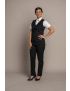 Female Vest Single Breasted Navy 17 SharkSkin