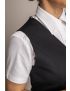 Female Vest Single Breasted Navy 17 SharkSkin