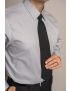 William Long Sleeve Silver Shirt