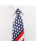 Clip-On Patriotic Tie