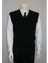 Unisex V-Neck Navy Sweater Vest
