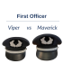 Viper (Compact) First Officer Hat (Gun Smoke)