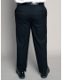 Austin Flat Front Comfort Fit Non Wool Navy