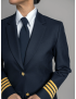 Betsy Sharkskin Midnight Blue Jacket