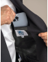 Declan Sharkskin Midnight Blue Jacket w/Breast Pocket
