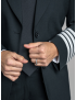 Delaney Sharkskin Jet Black Jacket