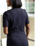Eliza Tri Blend Navy Dress