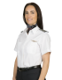 Jayne Open Pocket Short Sleeve Shirt w/Eyelet