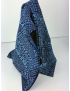 Light Blue on Navy Oblong BART Station Agents Scarf