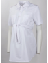 Peyton Maternity Bamboo Pilot Shirt with Belt