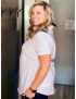 Peyton Maternity Bamboo Pilot Shirt with Belt