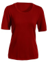 Scoop Neck Red Sweater