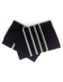 Silver Nylon Piping Black Velcro Epaulets