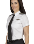 Stephanie Flap Pocket Tapered Short Sleeve Bamboo Shirt w/Eye