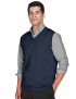 Unisex V-Neck Cotton Navy Sweater Vest