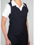 Victoria Single Breasted Sharkskin Admiral Blue Vest