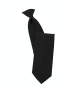 Clip-On Satin Black Tie