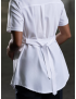 Peyton Maternity Bamboo Pilot Shirt with Belt