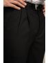 Bryce Pleated Relaxed Fit Tropical Jet Black Pants