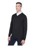 Pullover V-Neck Long Sleeve Black Sweater
