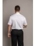 Enzo Flap Pocket Short Sleeve Bamboo Tapered Soft Collar Shirt