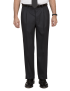 Bryce Pleated Relaxed Fit Sharkskin Jet Black Pants