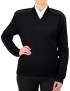 Commando V-Neck Unisex Black Sweater