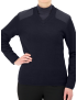 Pullover Long Sleeve Fleece Navy Sweater