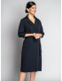 Whitney Wrap Around Navy Dress