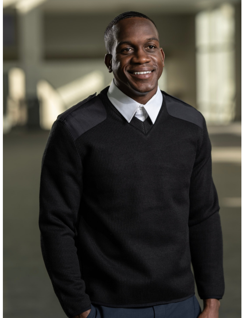 Pullover Long Sleeve Fleece Black Sweater