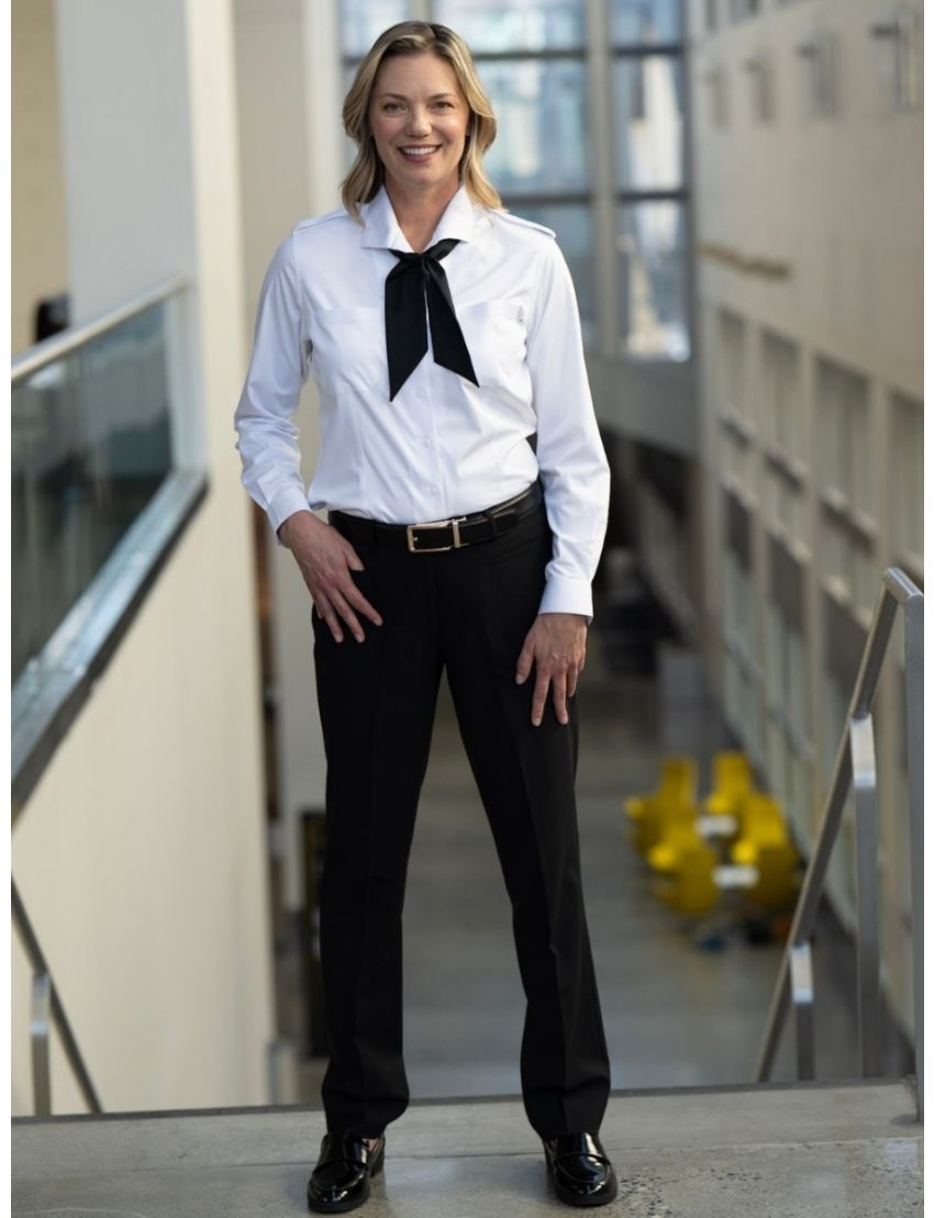 M&H Lauren Open Pocket Long Sleeve Bamboo Shirt