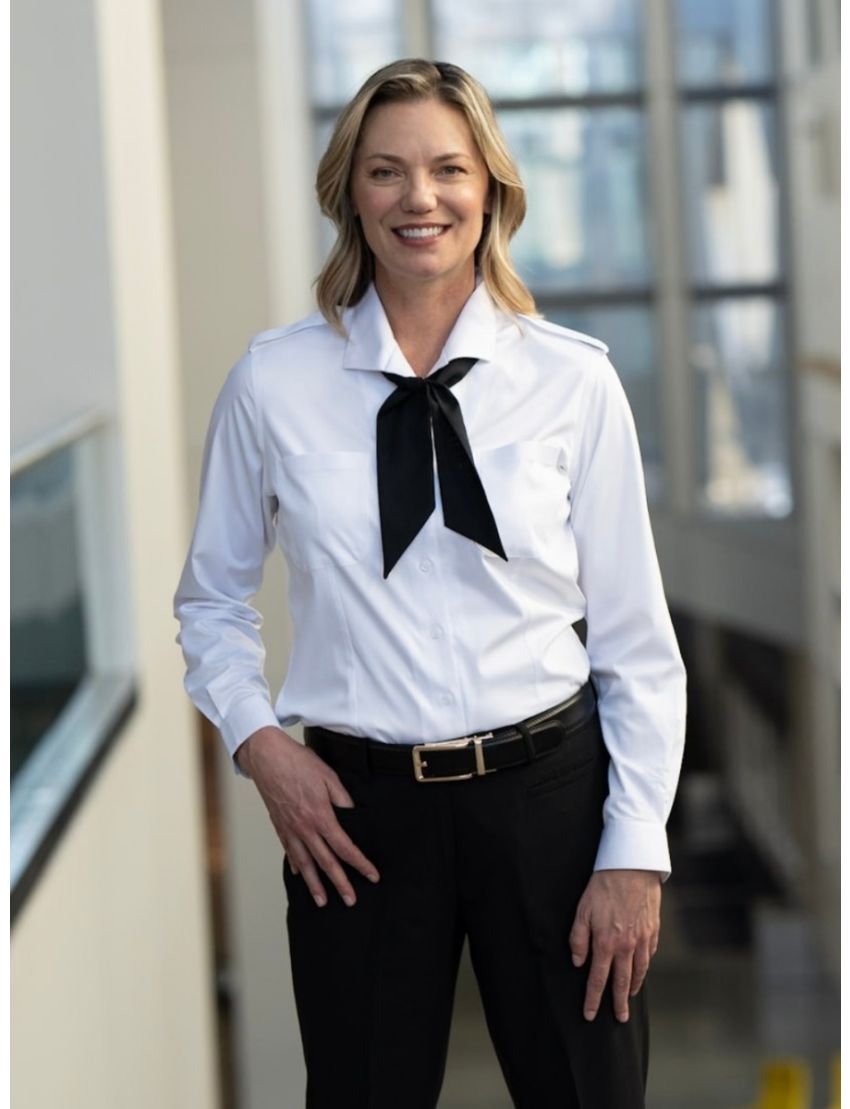 M&H Lauren Open Pocket Long Sleeve Bamboo Shirt